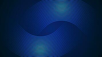 Sombrio azul simples abstrato fundo com linhas dentro uma curvado estilo geométrico estilo Como a a Principal elemento. vetor