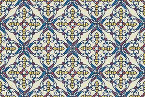 desatado colorida patchwork telha com islamismo, árabe, indiano, otomano motivos. majólica cerâmica telha. Português e Espanha decoração. cerâmico telha dentro talavera estilo. vetor ilustração.