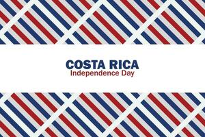 feliz costa rica independente dia vetor modelo Projeto ilustração