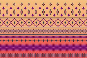 étnico abstrato ikat desatado padronizar dentro tribal.tecido indiano e maxicano estilo. Projeto para fundo, papel de parede, ilustração, tecido, roupas, tapete, têxtil, batik, bordado. vetor