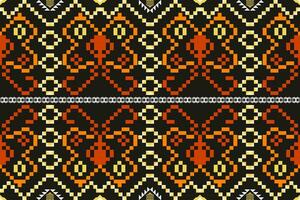 étnico abstrato ikat.seamless padronizar dentro tribal.geométrico étnico oriental padronizar tradicional Projeto para roupas, tecido, fundo, papel de parede, invólucro, batik, malhas, bordados estilo. vetor