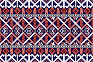 étnico abstrato ikat.seamless padronizar dentro tribal.azteca geométrico padronizar para vibrante cor.colorido geométrico bordado para têxteis,tecido,vestuário,plano de fundo,batik,malhas,moda vetor