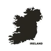 Irlanda mapa ícone vetor