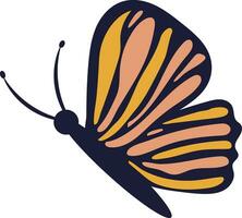 colorida borboleta inseto natural decoração celebração Primavera estação ilustração gráfico elemento arte cartão vetor