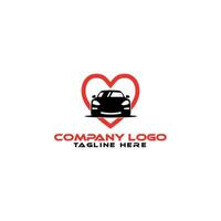 símbolo de sinal de logotipo de carro abstrato para empresa automotiva. vetor