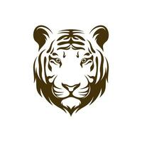 cabeça tigre vetor ilustração Projeto. cabeça tigre logotipo Projeto modelo.