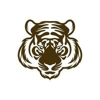 cabeça tigre vetor ilustração Projeto. cabeça tigre logotipo Projeto modelo.