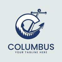 Colombo logotipo vetor ilustração Projeto