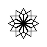 Estrela forma ornamental, artístico e memorável, pode usar para logotipo grama, arte decoração, ornamentado, fundo, ou gráfico Projeto elemento. vetor ilustração