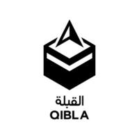 simples qibla direção ícone, para informar muçulmano adoradores quando Rezar dentro público lugares, pode estar instalado dentro mesquitas, oração quartos, muçulmano oração quartos dentro escritórios ou de outros público lugares vetor