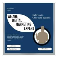 especialista em marketing digital vetor