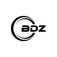 bdz logotipo projeto, inspiração para uma único identidade. moderno elegância e criativo Projeto. marca d'água seu sucesso com a impressionante isto logotipo. vetor