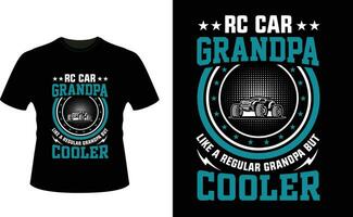 rc carro Vovô gostar uma regular Vovô mas resfriador ou avô camiseta Projeto ou avô dia t camisa Projeto vetor