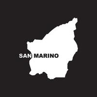 san marino mapa ícone vetor