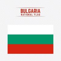 bandeira nacional da bulgaria vetor