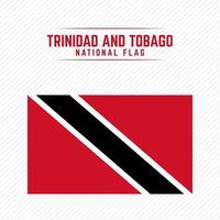 bandeira nacional de Trinidad e Tobago vetor