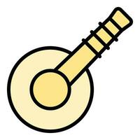 ukulele adesivo ícone vetor plano