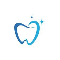 ilustração em vetor modelo logotipo dental