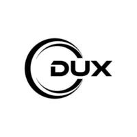 dux logotipo projeto, inspiração para uma único identidade. moderno elegância e criativo Projeto. marca d'água seu sucesso com a impressionante isto logotipo. vetor