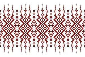 vermelho tradicional étnico padronizar paisley flor ikat fundo abstrato asteca africano indonésio indiano desatado padronizar para tecido impressão pano vestir tapete cortinas e sarongue vetor