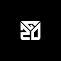 gzo carta logotipo vetor projeto, gzo simples e moderno logotipo. gzo luxuoso alfabeto Projeto
