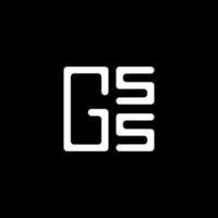gss carta logotipo vetor projeto, gss simples e moderno logotipo. gss luxuoso alfabeto Projeto