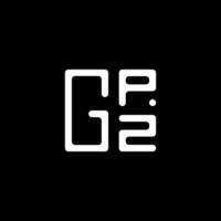 gpz carta logotipo vetor projeto, gpz simples e moderno logotipo. gpz luxuoso alfabeto Projeto