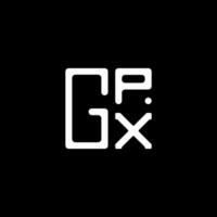 gpx carta logotipo vetor projeto, gpx simples e moderno logotipo. gpx luxuoso alfabeto Projeto