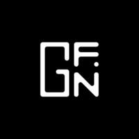 gfn carta logotipo vetor projeto, gfn simples e moderno logotipo. gfn luxuoso alfabeto Projeto