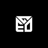 geo carta logotipo vetor projeto, geo simples e moderno logotipo. geo luxuoso alfabeto Projeto