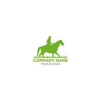 verde vaqueiro logotipo Projeto vetor