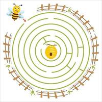 ilustração de labirinto para crianças