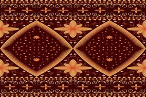 étnico abstrato ikat. desatado padronizar dentro tribal, folk bordado. asteca geométrico arte enfeite design de impressão para tapete, papel de parede, roupas, invólucro, tecido, cobrir, têxtil.estilo maxicano,indain vetor