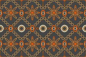 étnico abstrato ikat.seamless padronizar dentro tribal.nativo asteca boho vetor design.colorido geométrico bordado para têxteis,tecido,vestuário,plano de fundo,batik,malhas,moda