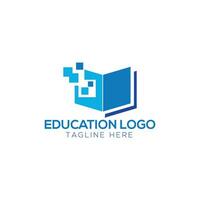 design de ícone de logotipo de educação, ilustração vetorial vetor