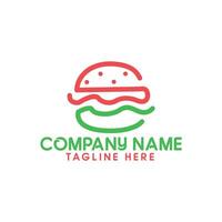 hamburguer cozinhando logotipo. ícone ou símbolo para Projeto cardápio restaurante. vetor