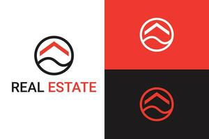 logotipo imobiliário minimalista vetor