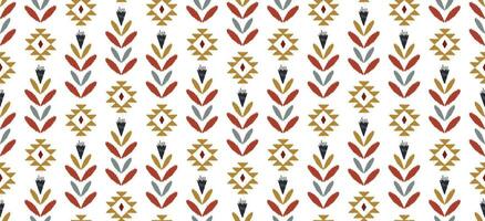 motivo étnico feito à mão lindo ikat arte. étnico abstrato floral laranja fundo arte. folk bordado, peruano, indiano, Ásia, marroquino, peru, e uzbeque estilo. asteca geométrico arte enfeite imprimir. vetor