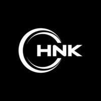 hnk logotipo projeto, inspiração para uma único identidade. moderno elegância e criativo Projeto. marca d'água seu sucesso com a impressionante isto logotipo. vetor