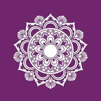mandala com flor para hena, mehndi, tatuagem, decoração. decorativo enfeite dentro étnico oriental estilo. mão desenhado fundo. islamismo, árabe, indiano. vetor