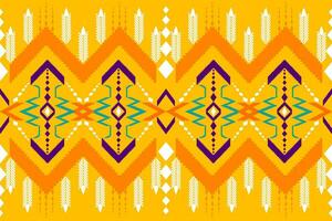 ikat vetor étnico desatado padronizar Projeto. ikat asteca tecido tapete enfeites têxtil decorações papel de parede. tribal boho nativo étnico Peru tradicional bordado vetor fundo