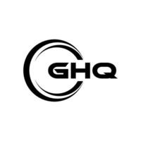 ghq logotipo projeto, inspiração para uma único identidade. moderno elegância e criativo Projeto. marca d'água seu sucesso com a impressionante isto logotipo. vetor