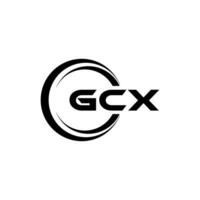 gcx logotipo projeto, inspiração para uma único identidade. moderno elegância e criativo Projeto. marca d'água seu sucesso com a impressionante isto logotipo. vetor