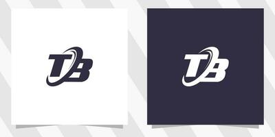 carta tb bt logotipo Projeto vetor