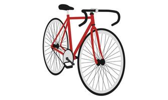 bicicleta ilustração em branco fundo vetor