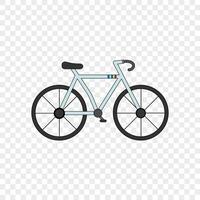 colorida bicicleta ícone. isolado vetor ilustração