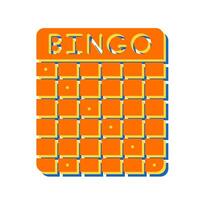 ícone de vetor de bingo