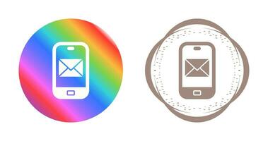 ícone de vetor de correio para smartphone