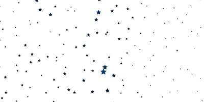 padrão de vetor azul escuro com estrelas abstratas. desfocar design decorativo em estilo simples com estrelas. design para a promoção de seus negócios.
