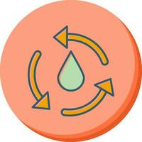 ícone de vetor de reciclagem